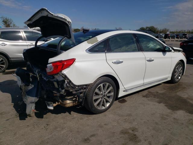 5NPE34AF1GH325809 - 2016 HYUNDAI SONATA SPORT WHITE photo 3