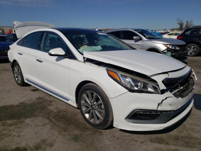 5NPE34AF1GH325809 - 2016 HYUNDAI SONATA SPORT WHITE photo 4