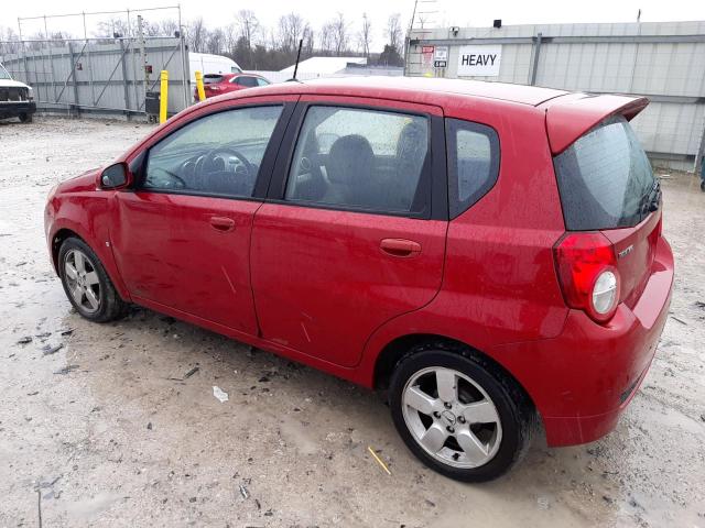 KL2TD66E09B670823 - 2009 PONTIAC G3 RED photo 2