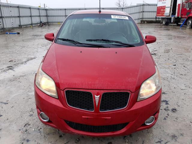 KL2TD66E09B670823 - 2009 PONTIAC G3 RED photo 5