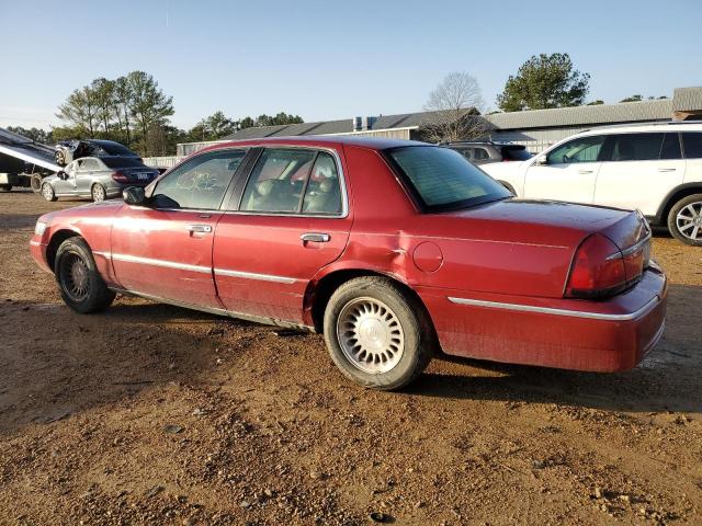 2MEFM75W3YX716326 - 2000 MERCURY GRAND MARQ BURGUNDY photo 2