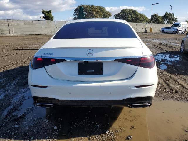 W1K6G7GB2MA034095 - 2021 MERCEDES-BENZ S 580 4MATIC WHITE photo 6