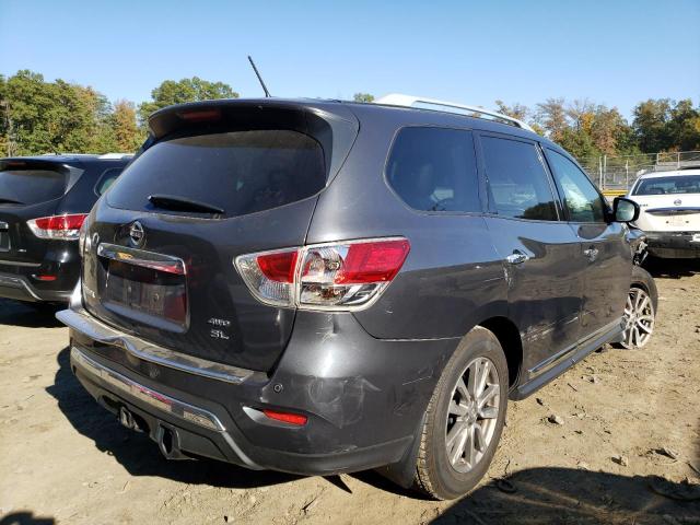 5N1AR2MM5EC716672 - 2014 NISSAN PATHFINDER S GRAY photo 4