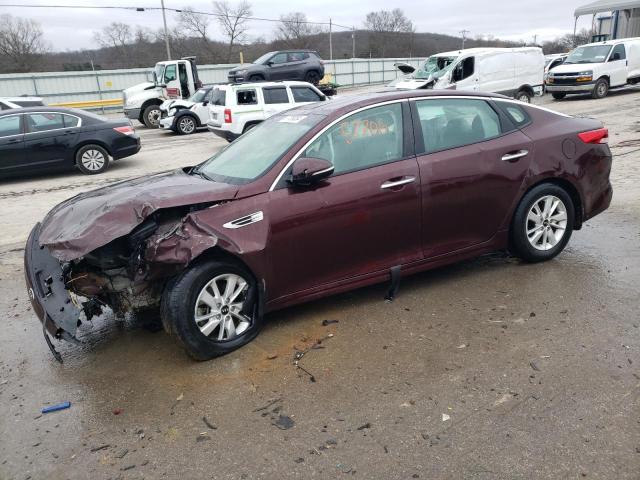 5XXGT4L38GG115344 - 2016 KIA OPTIMA LX BURGUNDY photo 1