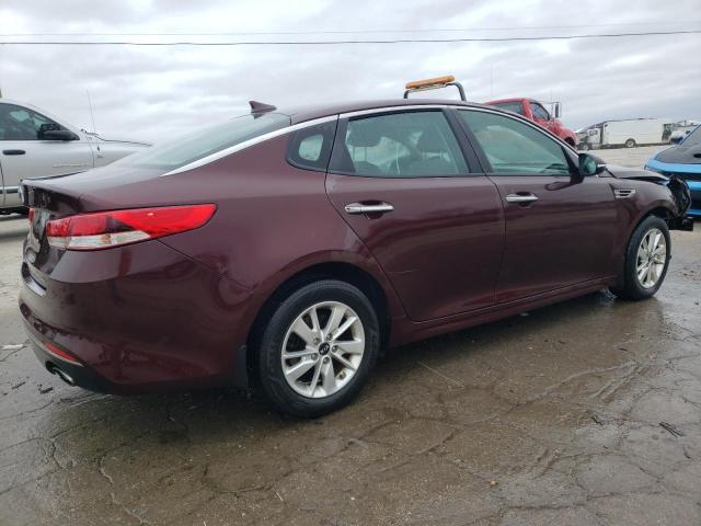 5XXGT4L38GG115344 - 2016 KIA OPTIMA LX BURGUNDY photo 3