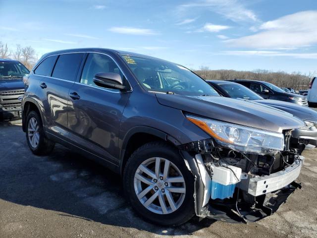 5TDBKRFH3FS074491 - 2015 TOYOTA HIGHLANDER LE GRAY photo 4