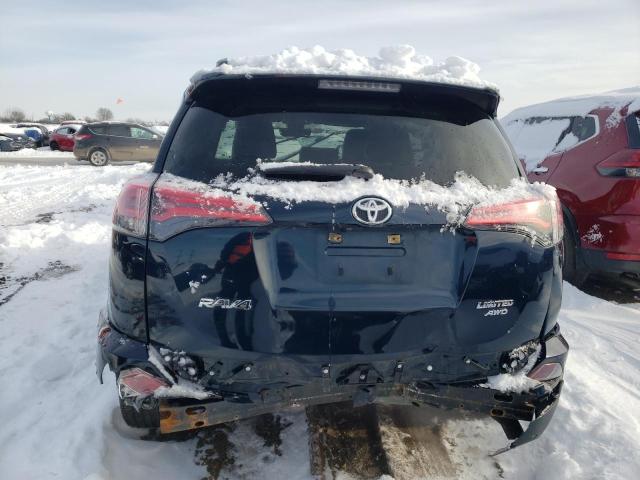 JTMDFREVXJJ240404 - 2018 TOYOTA RAV4 LIMITED BLUE photo 6