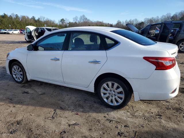 3N1AB7APXKY217036 - 2019 NISSAN SENTRA S WHITE photo 2