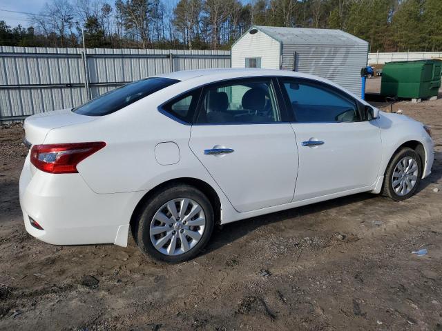 3N1AB7APXKY217036 - 2019 NISSAN SENTRA S WHITE photo 3