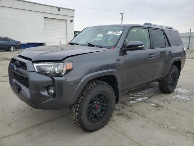 JTEBU5JR4K5665069 - 2019 TOYOTA 4RUNNER SR5 GRAY photo 1