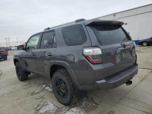 JTEBU5JR4K5665069 - 2019 TOYOTA 4RUNNER SR5 GRAY photo 2