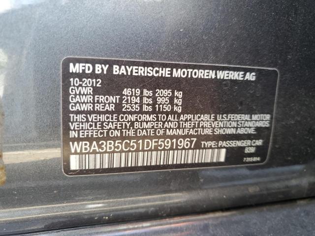 WBA3B5C51DF591967 - 2013 BMW 328 XI SULEV GRAY photo 12