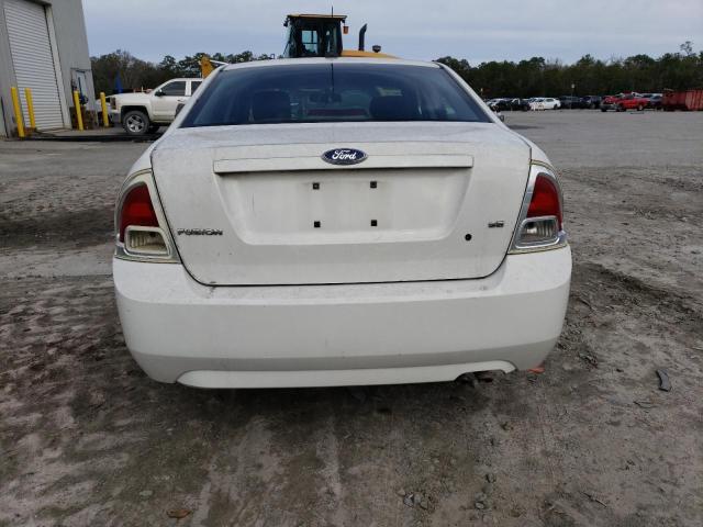 3FAHP07Z08R246728 - 2008 FORD FUSION SE WHITE photo 6