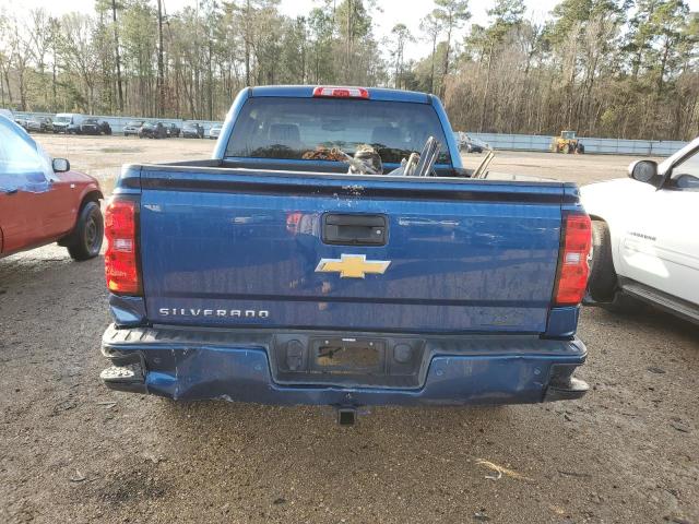 3GCUKREC6JG460893 - 2018 CHEVROLET SILVERADO BLUE photo 6