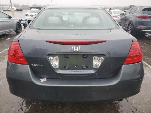 1HGCM56747A054751 - 2007 HONDA ACCORD EX GRAY photo 6