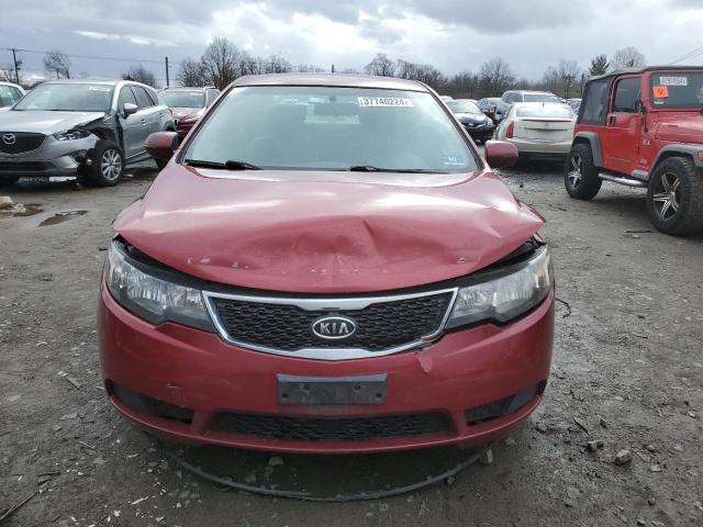 KNAFU4A28C5579524 - 2012 KIA FORTE EX RED photo 5