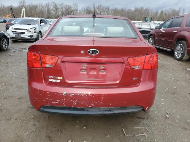 KNAFU4A28C5579524 - 2012 KIA FORTE EX RED photo 6