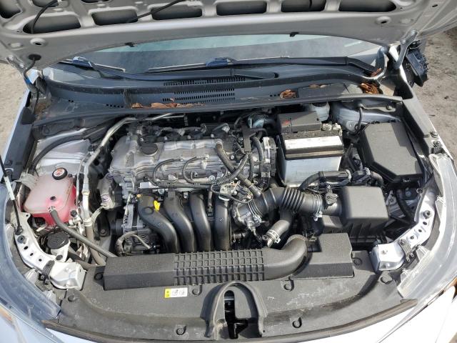 5YFEPMAE7MP154574 - 2021 TOYOTA COROLLA LE SILVER photo 11