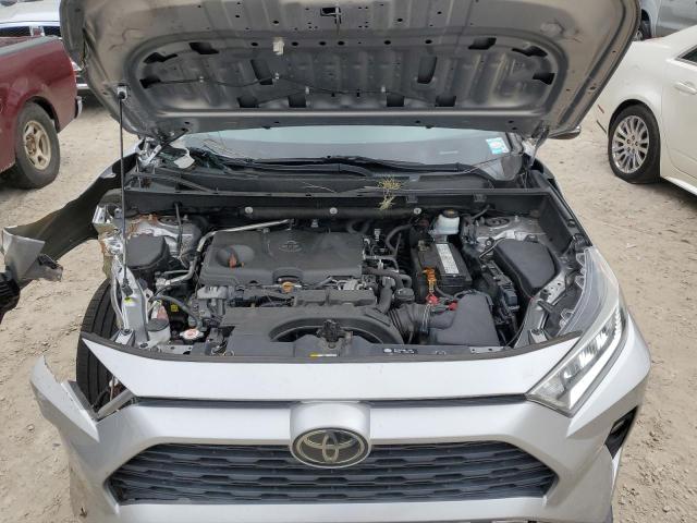 2T3C1RFV5KC015160 - 2019 TOYOTA RAV4 XLE PREMIUM SILVER photo 12