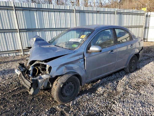 KL1TD56667B100247 - 2007 CHEVROLET AVEO BASE BLUE photo 1