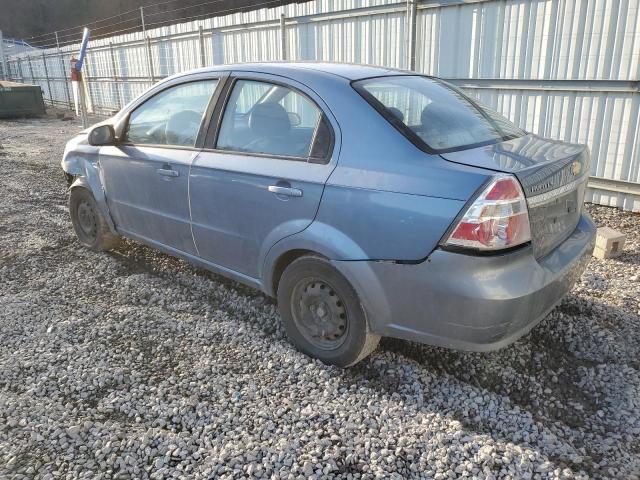 KL1TD56667B100247 - 2007 CHEVROLET AVEO BASE BLUE photo 2