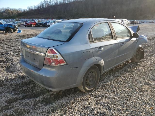 KL1TD56667B100247 - 2007 CHEVROLET AVEO BASE BLUE photo 3