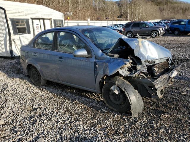 KL1TD56667B100247 - 2007 CHEVROLET AVEO BASE BLUE photo 4