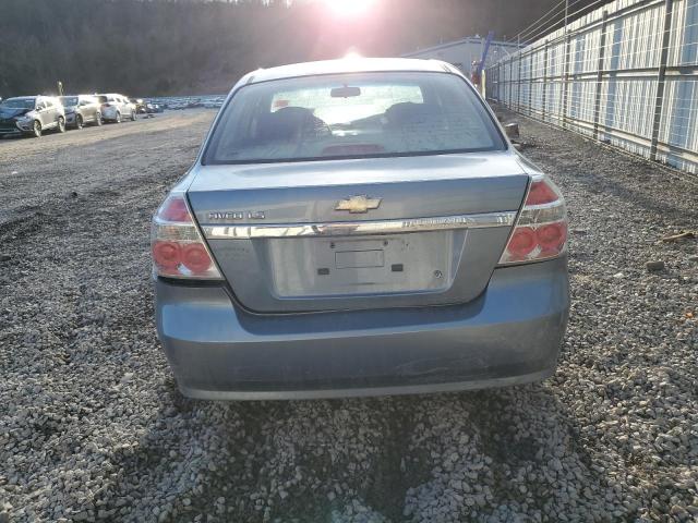 KL1TD56667B100247 - 2007 CHEVROLET AVEO BASE BLUE photo 6