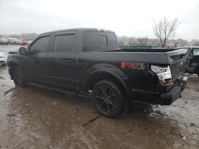 1FTEW1EP0KFA77242 - 2019 FORD F150 SUPERCREW BLACK photo 2