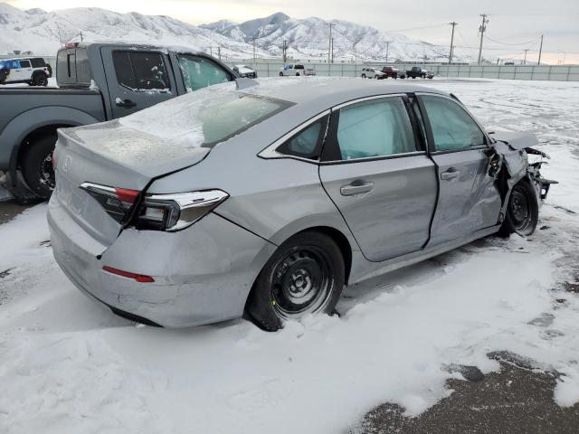 2HGFE2F28RH510106 - 2024 HONDA CIVIC LX SILVER photo 3