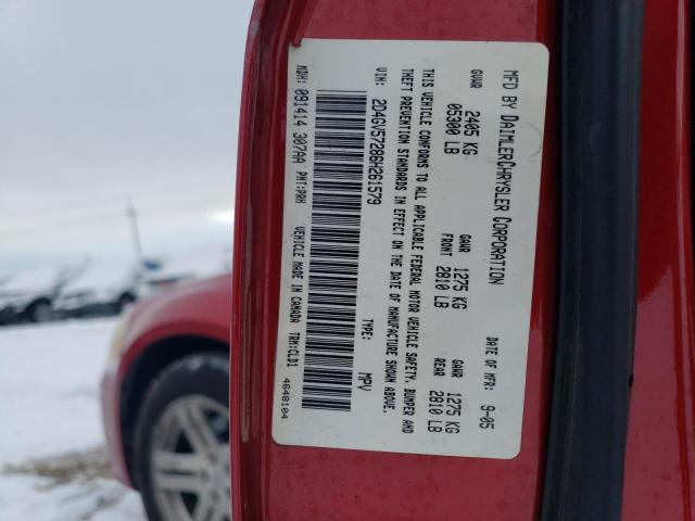 2D4GV57286H261579 - 2006 DODGE MAGNUM R/T RED photo 12