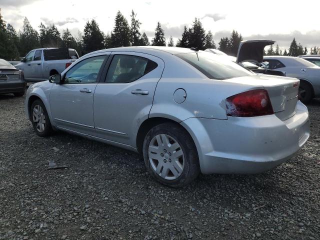 1C3CDZAB6CN328265 - 2012 DODGE AVENGER SE SILVER photo 2