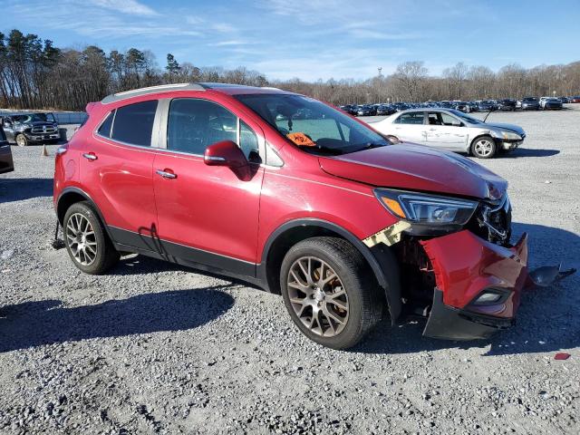 KL4CJ2SB8HB017594 - 2017 BUICK ENCORE SPORT TOURING RED photo 4