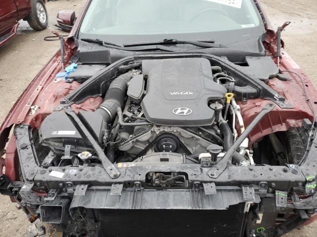 KMHGN4JE0FU062156 - 2015 HYUNDAI GENESIS 3.8L RED photo 11