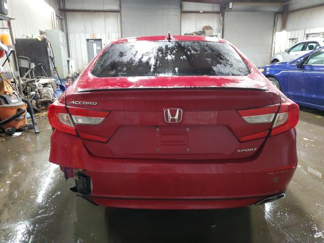 1HGCV1F36JA159768 - 2018 HONDA ACCORD SPORT RED photo 6