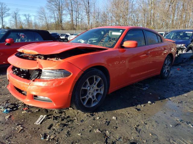 2C3CDXJG5HH505873 - 2017 DODGE CHARGER SXT ORANGE photo 1