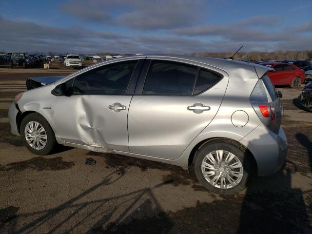 JTDKDTB32E1077993 - 2014 TOYOTA PRIUS C SILVER photo 2