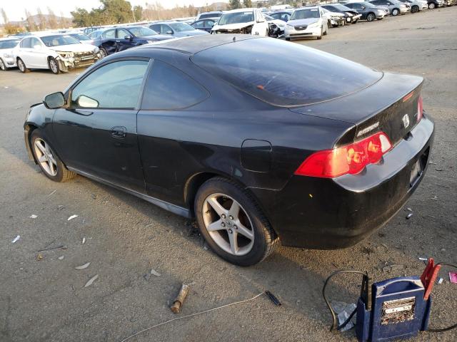 JH4DC54834S000430 - 2004 ACURA RSX BLACK photo 2