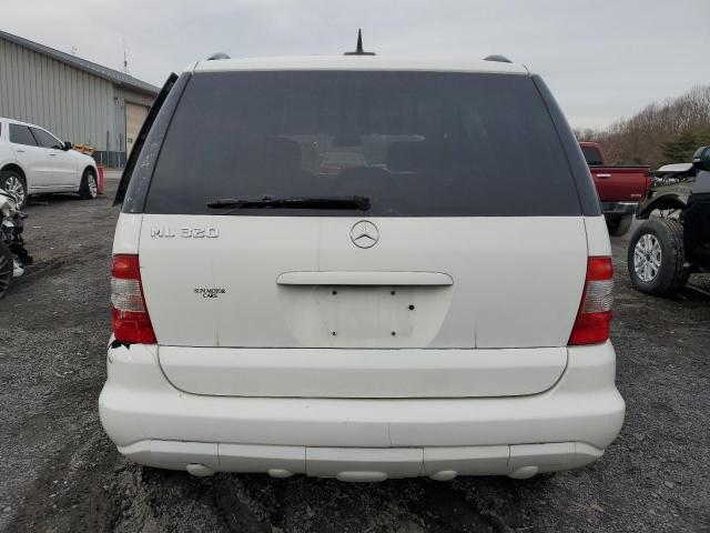 4JGAB54E72A329157 - 2002 MERCEDES-BENZ ML 320 WHITE photo 6