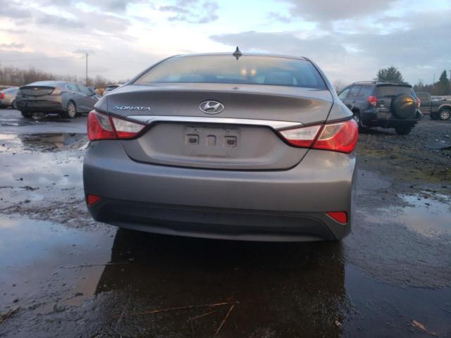 5NPEB4AC8EH823172 - 2014 HYUNDAI SONATA GLS GRAY photo 6