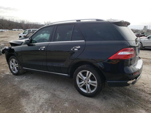 4JGDA5HB1EA296564 - 2014 MERCEDES-BENZ ML 350 4MATIC BLACK photo 2
