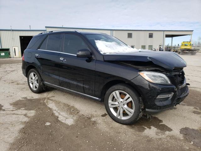 4JGDA5HB1EA296564 - 2014 MERCEDES-BENZ ML 350 4MATIC BLACK photo 4