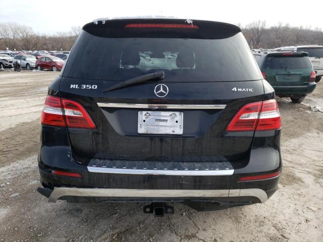 4JGDA5HB1EA296564 - 2014 MERCEDES-BENZ ML 350 4MATIC BLACK photo 6