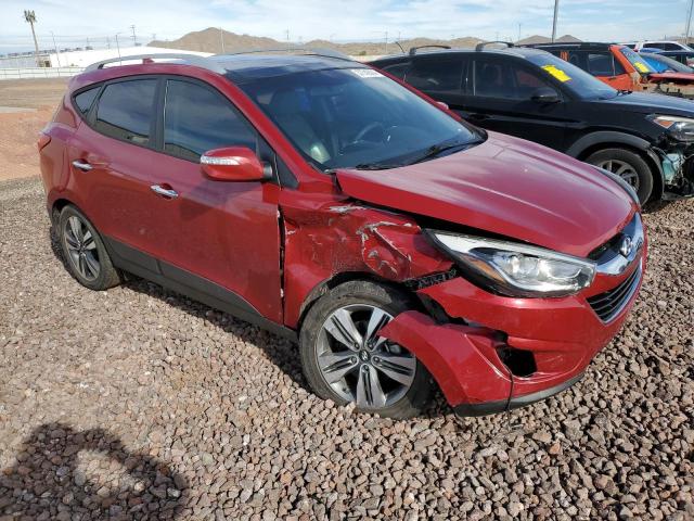 KM8JU3AG8EU893990 - 2014 HYUNDAI TUCSON GLS RED photo 4