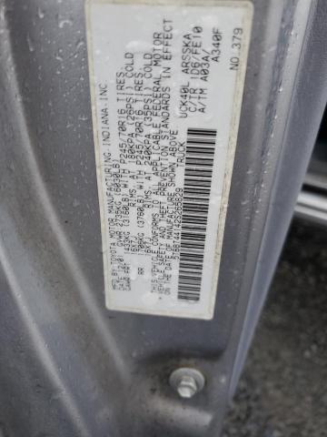 5TBBT44142S265829 - 2002 TOYOTA TUNDRA ACCESS CAB SILVER photo 12