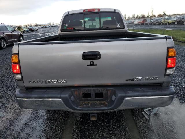 5TBBT44142S265829 - 2002 TOYOTA TUNDRA ACCESS CAB SILVER photo 6