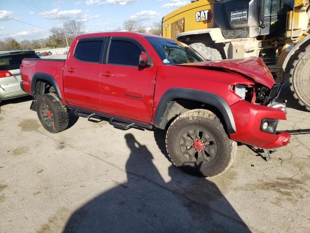 3TMCZ5ANXKM233782 - 2019 TOYOTA TACOMA DOUBLE CAB Tünd qırmızı foto 4