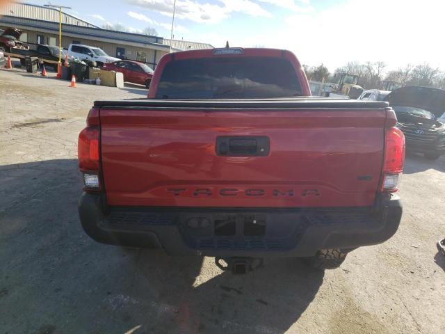 3TMCZ5ANXKM233782 - 2019 TOYOTA TACOMA DOUBLE CAB Tünd qırmızı foto 6