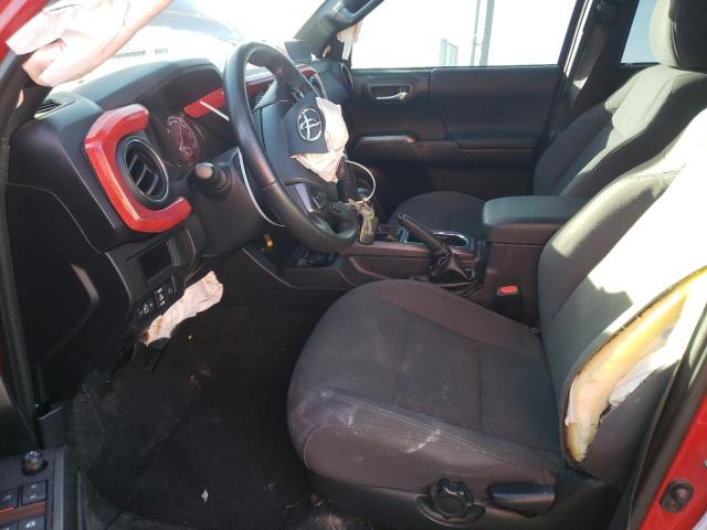3TMCZ5ANXKM233782 - 2019 TOYOTA TACOMA DOUBLE CAB Tünd qırmızı foto 7