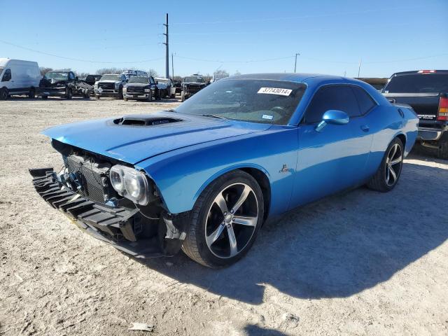 2C3CDZAT1FH873599 - 2015 DODGE CHALLENGER SXT BLUE photo 1